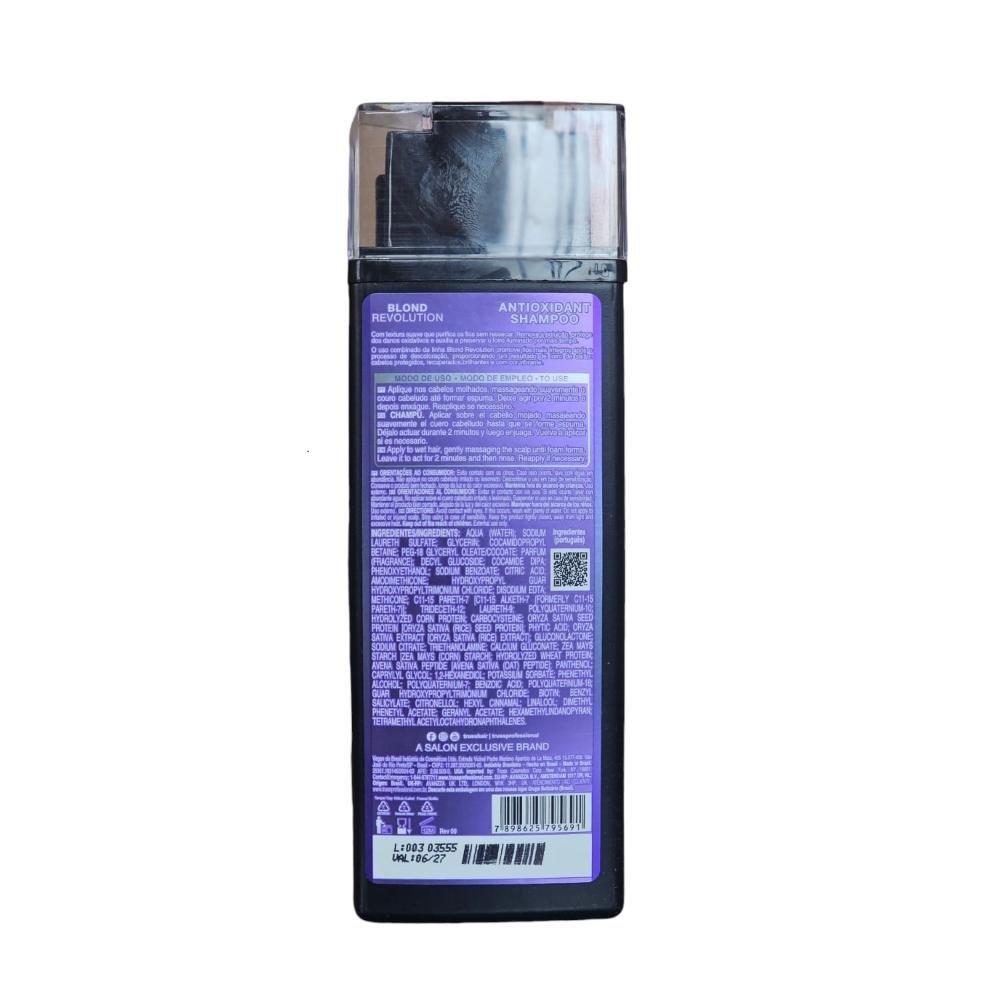 Kit Truss Blond Revolution - Shampoo 300ml + Máscara 180g + Hair Protector 250ml ÚNICO 2