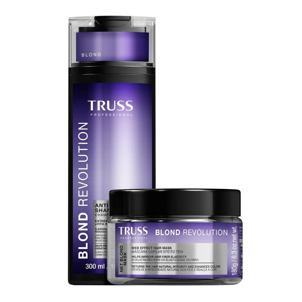 Kit Truss Blond Revolution - Shampoo 300ml + Máscara 180g ÚNICO 1