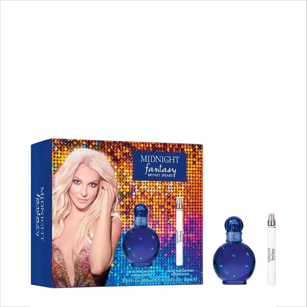 Kit Midnight Fantasy Britney Spears 100ml + 10ml ÚNICO 2