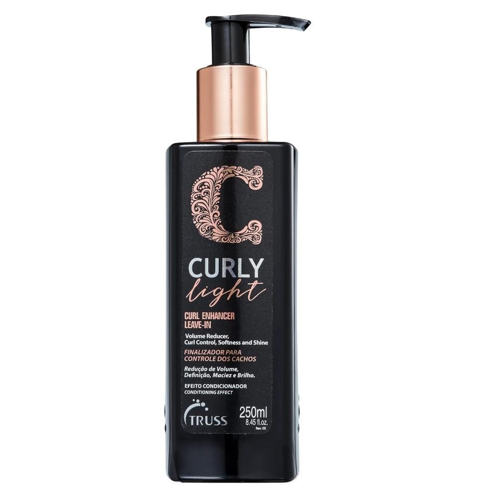 Kit Truss Curly - Shampoo 300ml + Condicionador 300ml +  Leave-In Light 250ml + Máscara Specifc 180g ÚNICO 5