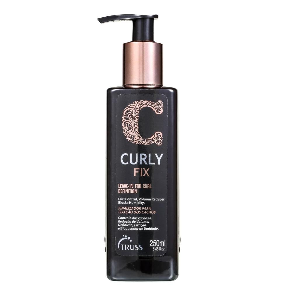 Kit Truss Curly - Shampoo 300ml + Condicionador 300ml + Leave-In Fix 250ml + Night Spa 250ml ÚNICO 2