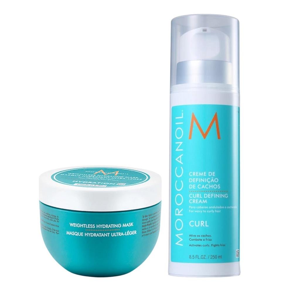 Kit Moroccanoil - Curl Defining 250ml + Máscara Hydration Weightless 250ml ÚNICO 1