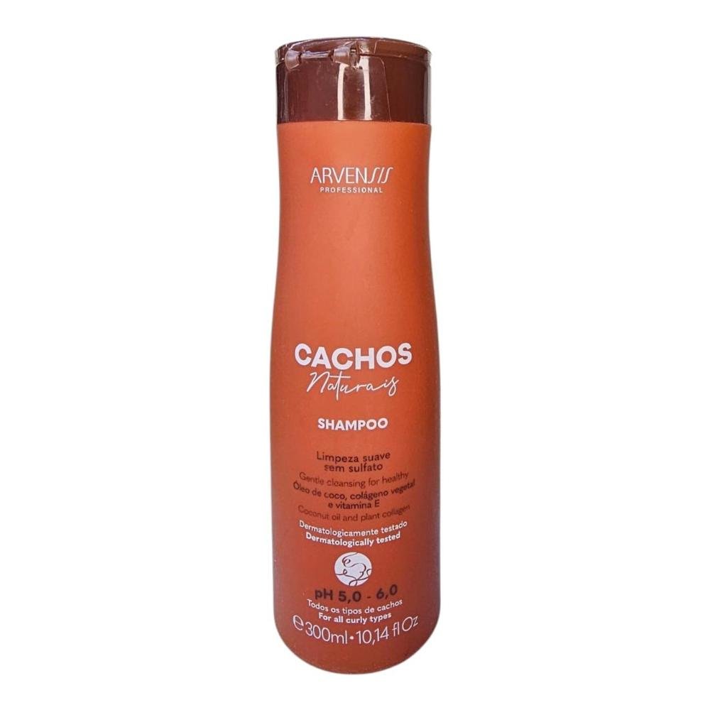 Kit Arvensis Cachos - Shampoo 300ml + Condicionador 300ml + Day After + Ativador Crespos 300mll + Máscara Crespos 250g ÚNICO 2