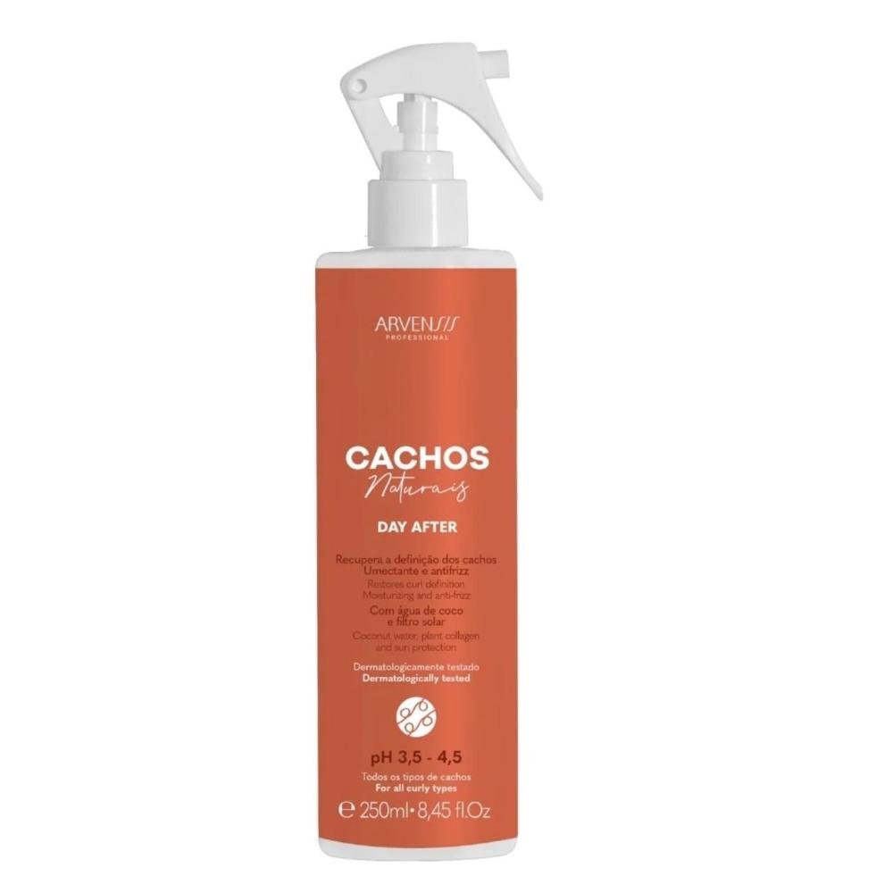 Kit Arvensis Cachos - Shampoo 300ml + Condicionador 300ml + Day After + Ativador Crespos 300mll + Máscara Crespos 250g ÚNICO 4