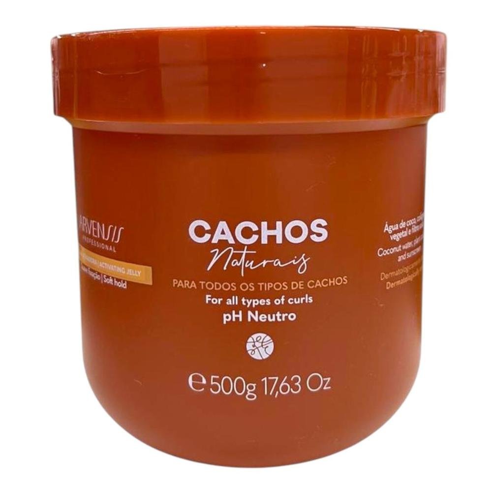 Kit Arvensis Professional Cachos Naturais - Shampoo 1L + Máscara 500g + Geleia Ativadora 500g + Day After 250ml ÚNICO 4