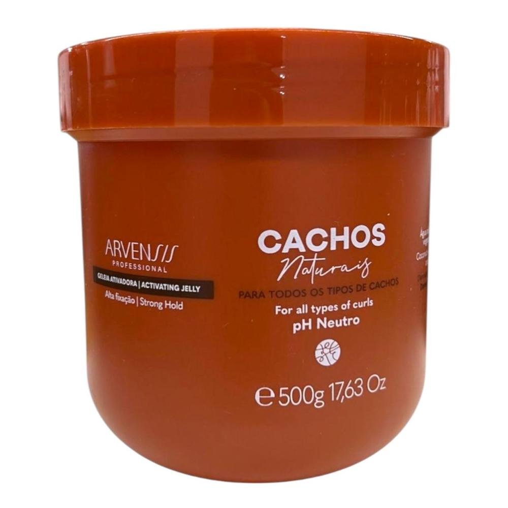 Kit Arvensis Professional Cachos Naturais - Shampoo 1L + Geleia Alta Fixação 500g ÚNICO 3