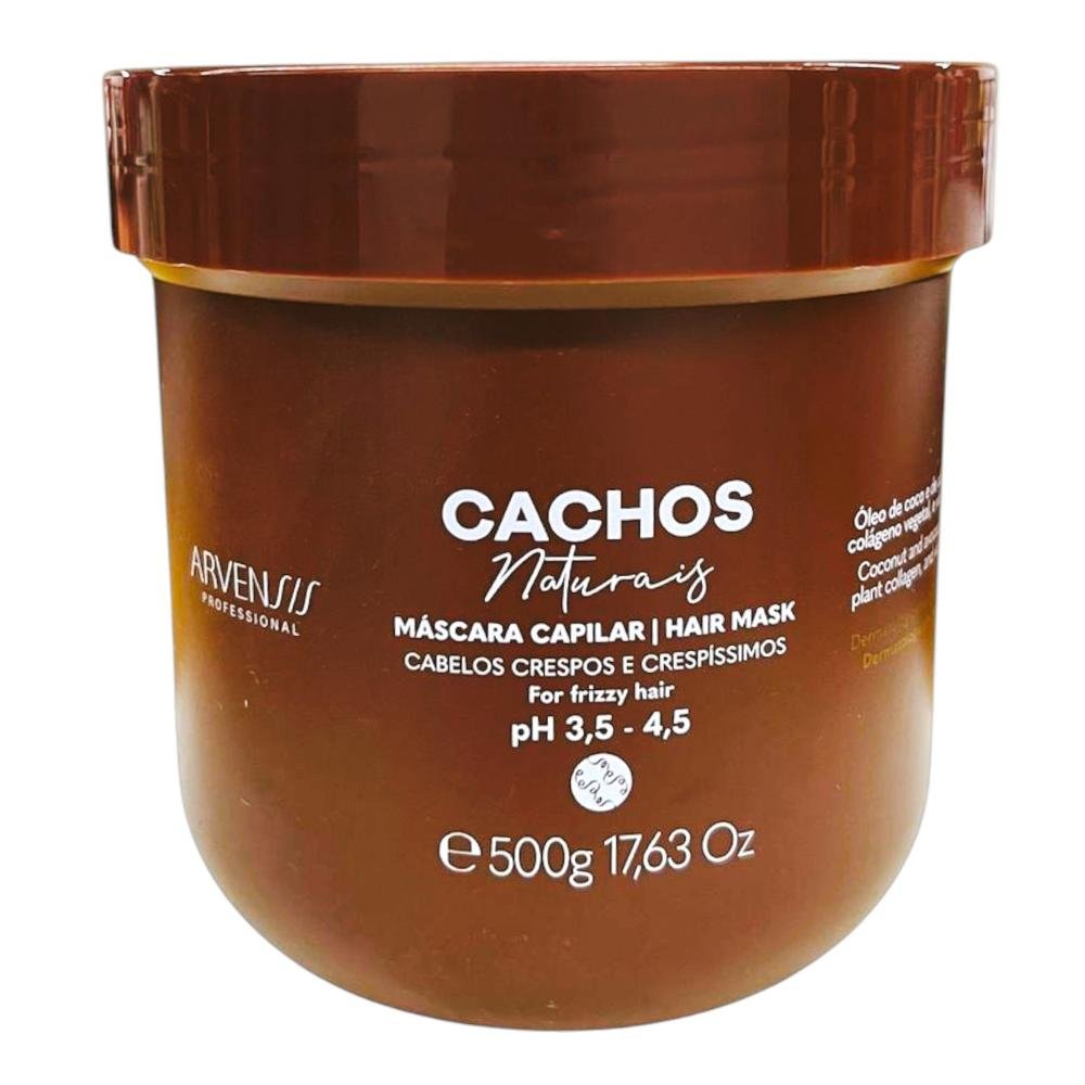 Kit Arvensis Professional Cachos Naturais - Shampoo 1L + Máscara Crespos 500g + Co-Wash 300ml ÚNICO 3