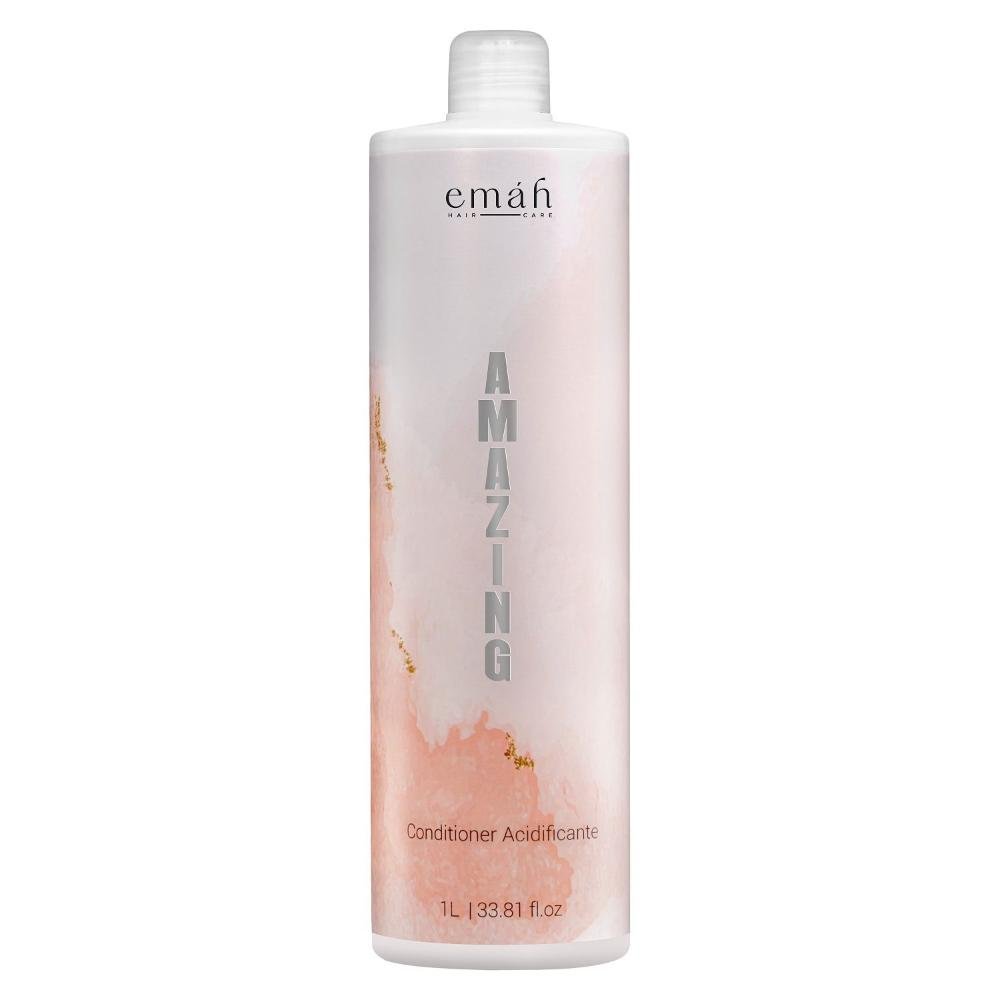 Emáh Amazing - Shampoo 1L + Condicionador 1L + Óleo 60ml ÚNICO 3