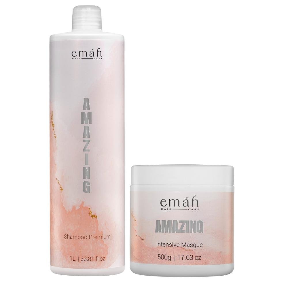 Emáh Amazing - Shampoo 1L + Máscara 500g
