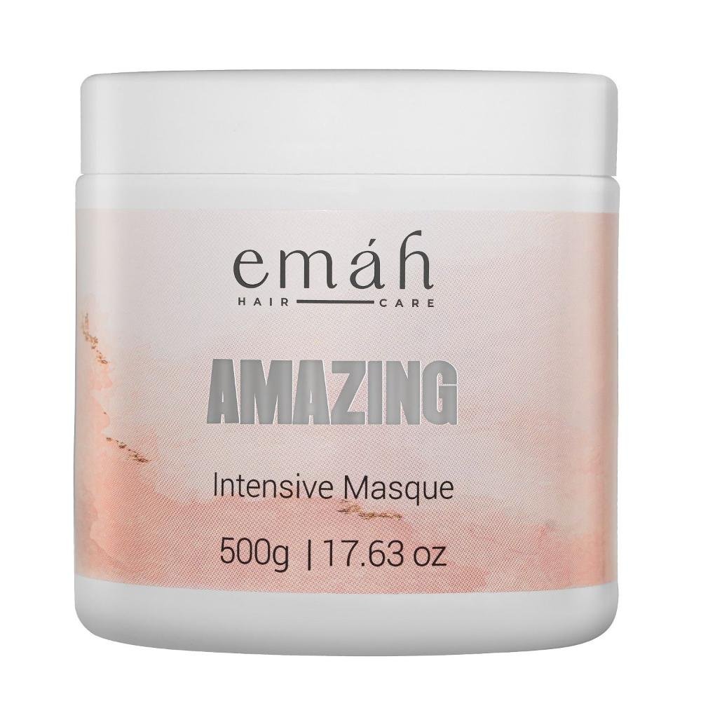 Emáh Amazing - Shampoo 1L + Máscara 500g + Leave-in Multifuncional 260ml + Óleo 60ml ÚNICO 3