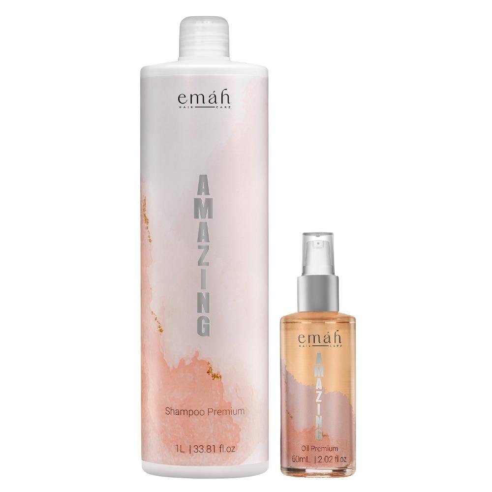 Emáh Amazing - Shampoo 1L + Óleo 60ml