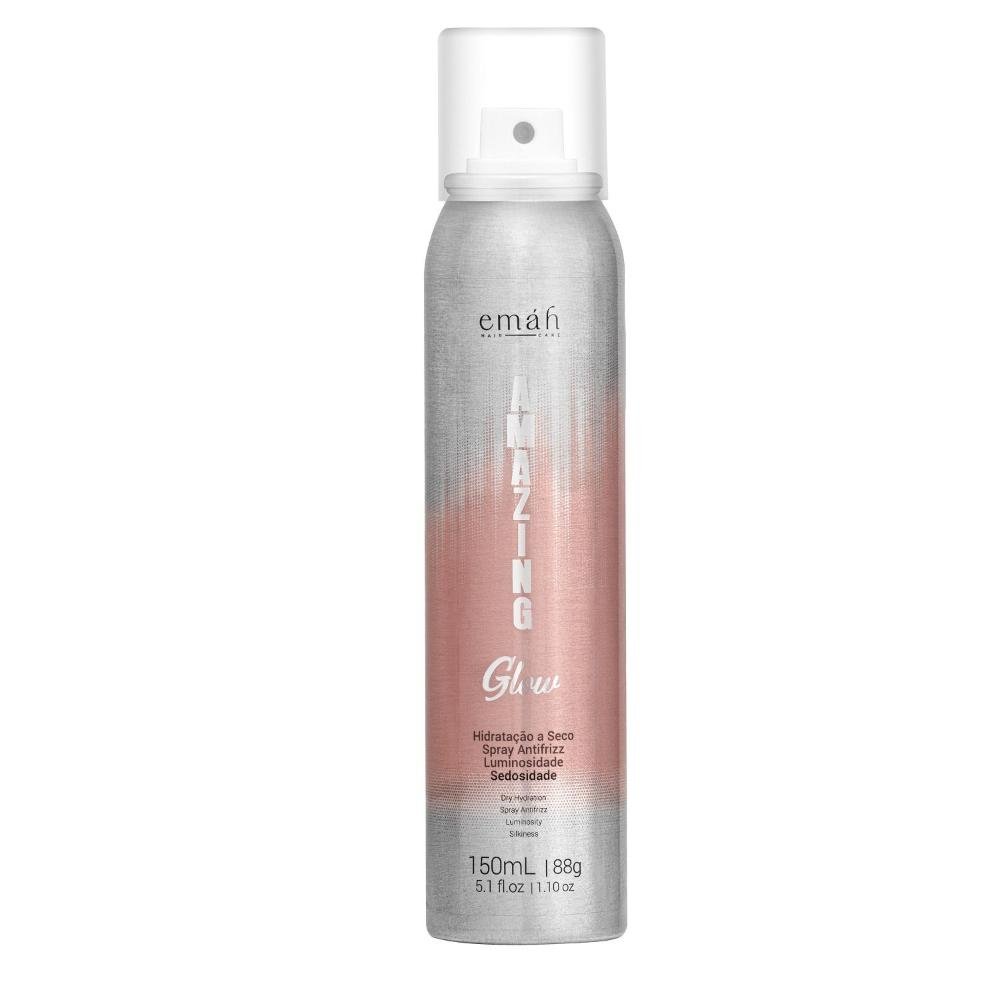 Emáh Amazing - Shampoo 1L + Óleo 60ml + Spray Antifrizz 150ml ÚNICO 4