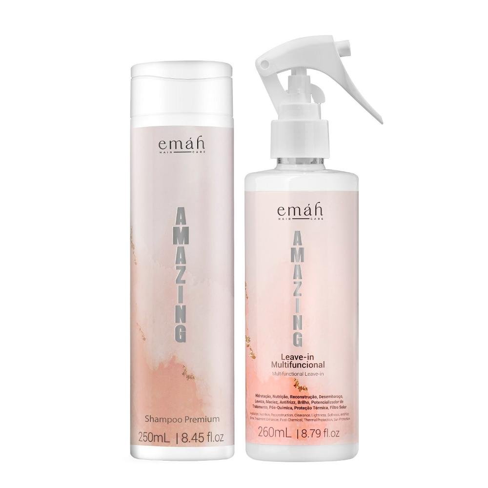 Emáh Amazing - Shampoo 250ml + Leave-in Multifuncional 260ml