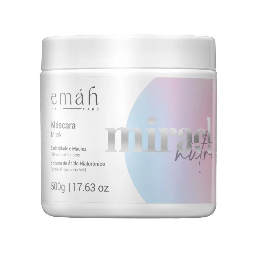 Emáh Miracle Nutrition - Shampoo 1L + Condicionador 1L + Máscara 500g ÚNICO 4
