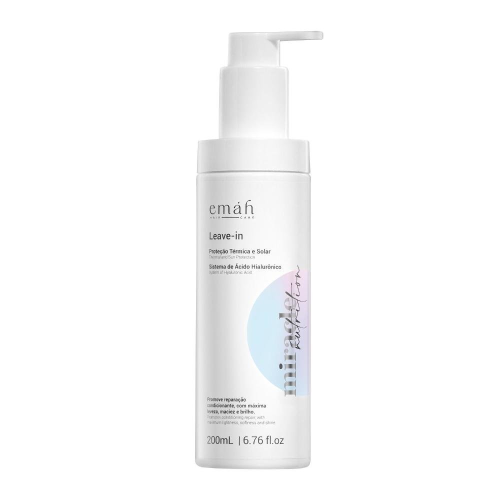 Emáh Miracle Nutrition - Shampoo 1L + Leave in 200ml ÚNICO 3