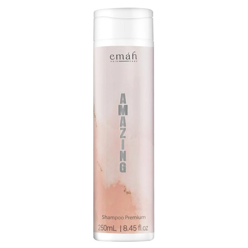 Emáh Amazing - Shampoo 250ml + Condicionador 250ml + Máscara 200g + Leave-in Multifuncional 260ml ÚNICO 2