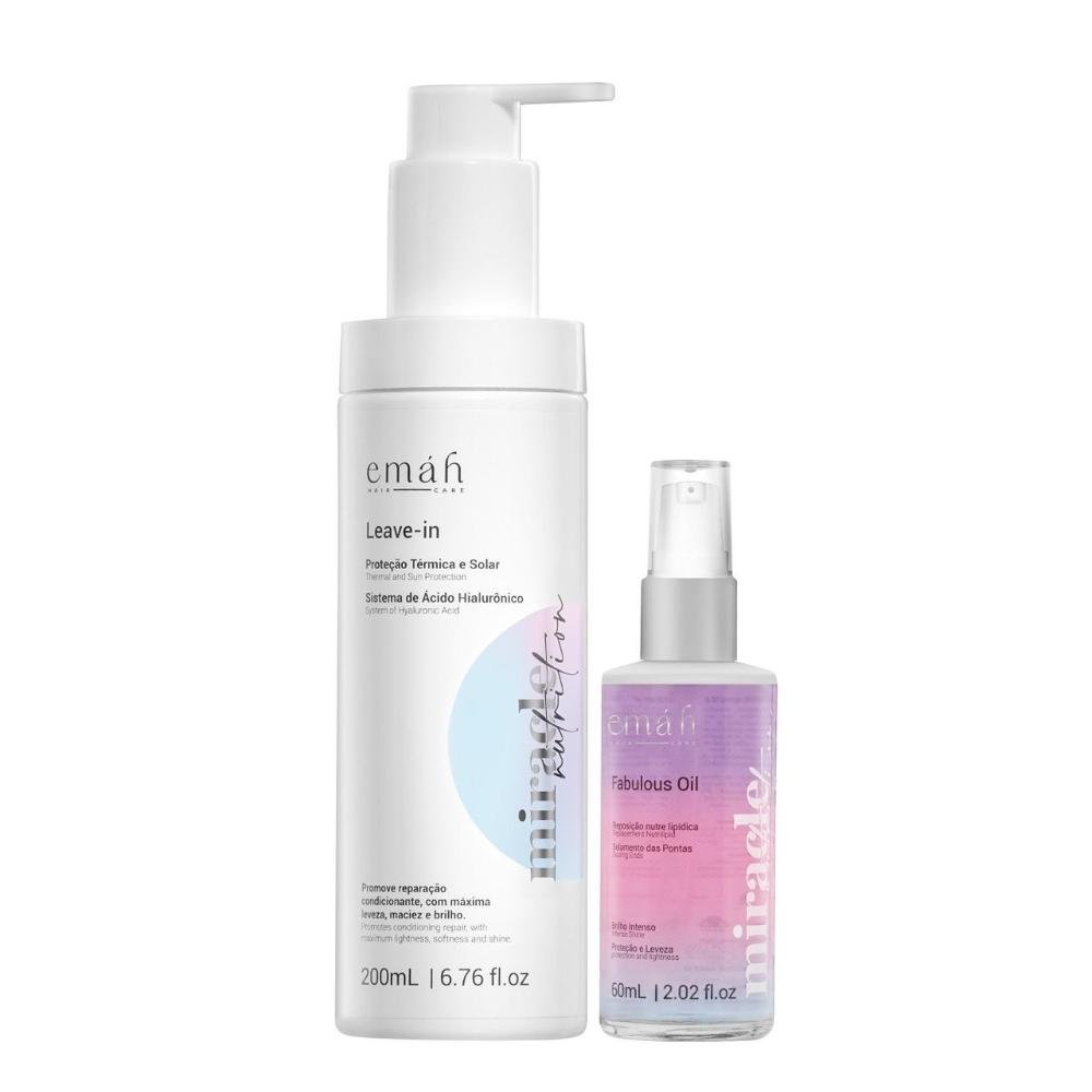 Emáh Miracle Nutrition - Leave in 200ml + Óleo 60ml