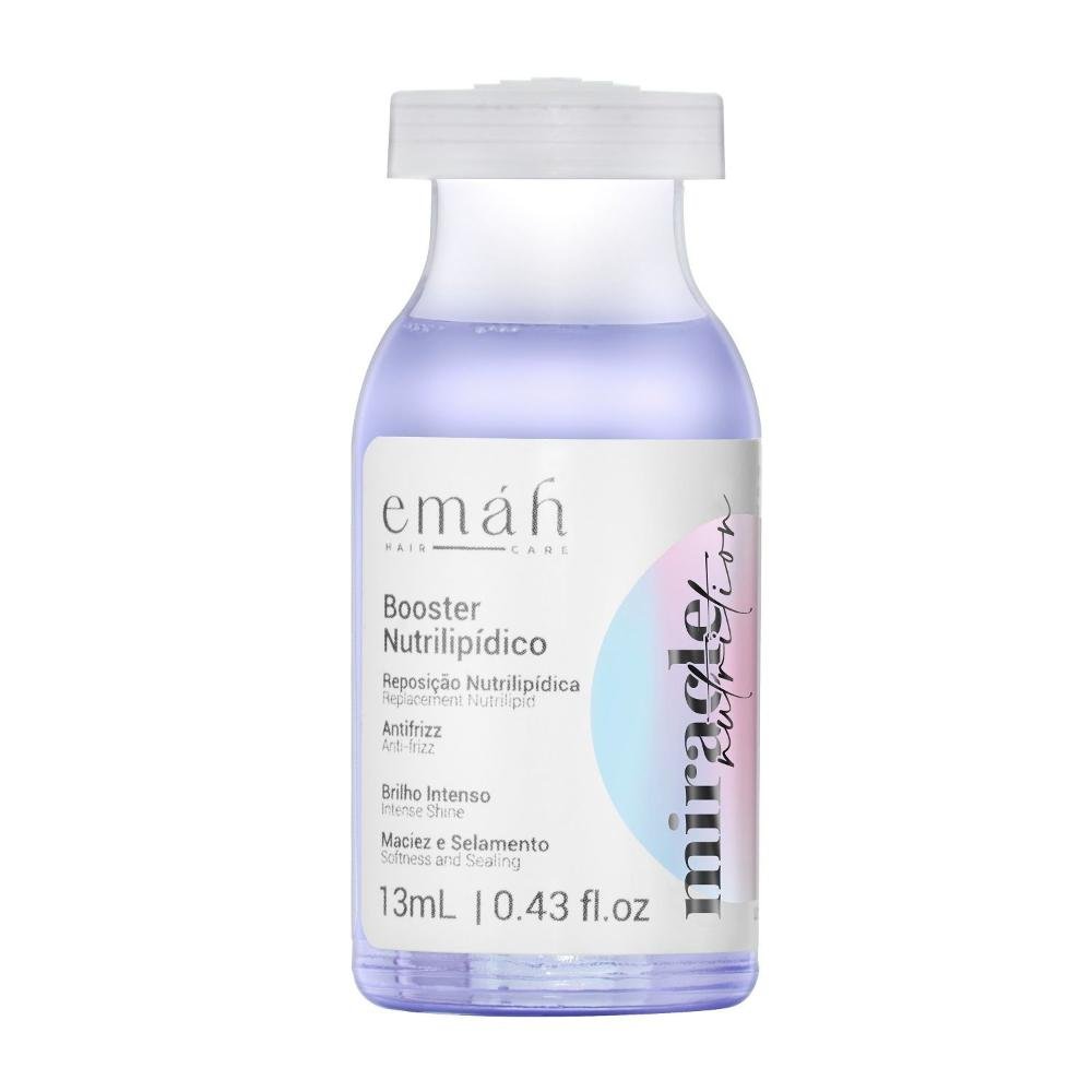 Emáh Miracle Nutrition - Shampoo 1L + Máscara 500g + Leave in 200ml + Ampola 13ml ÚNICO 5