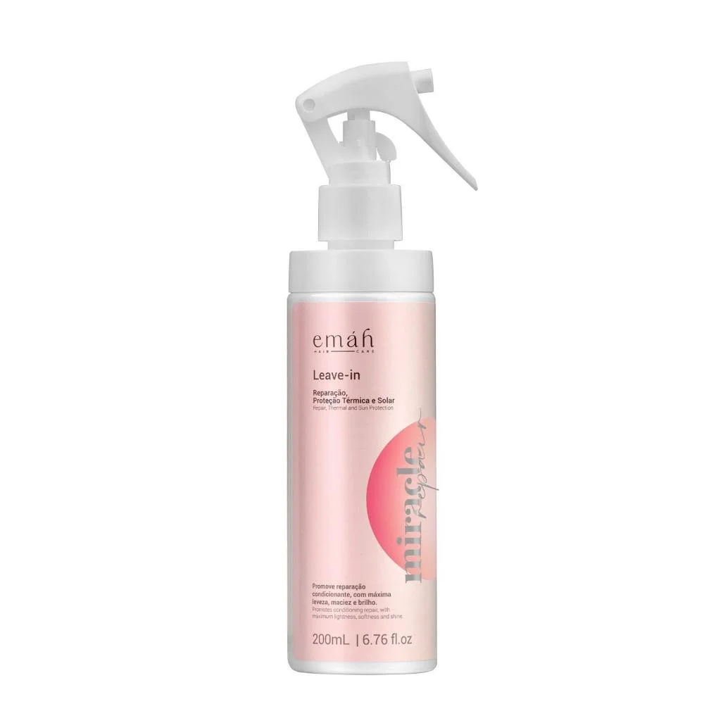 Emáh Miracle Repair - Shampoo 250ml + Leave in 200ml ÚNICO 3