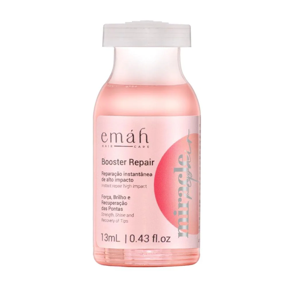 Emáh Miracle Repair - Shampoo 250ml + Leave in 200ml + Máscara Líquida 60ml + Ampola 13ml ÚNICO 5