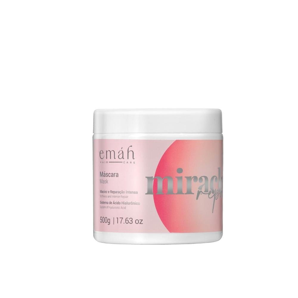 Emáh Miracle Repair - Shampoo 1L + Máscara 500g + Ampola 13ml ÚNICO 3