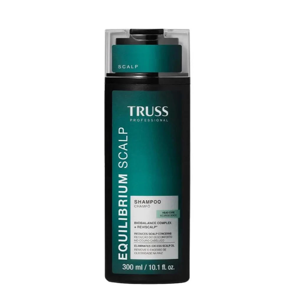 Kit Truss Equilibrium Scalp - Shampoo 300ml + Condicionador 300ml + Máscara 150g + Frizz Zero Máscara Líquida 260ml ÚNICO 2