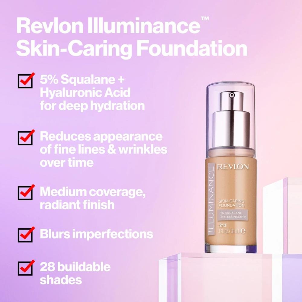 Revlon Illuminance Skin Caring Foundation 213 - Base facial