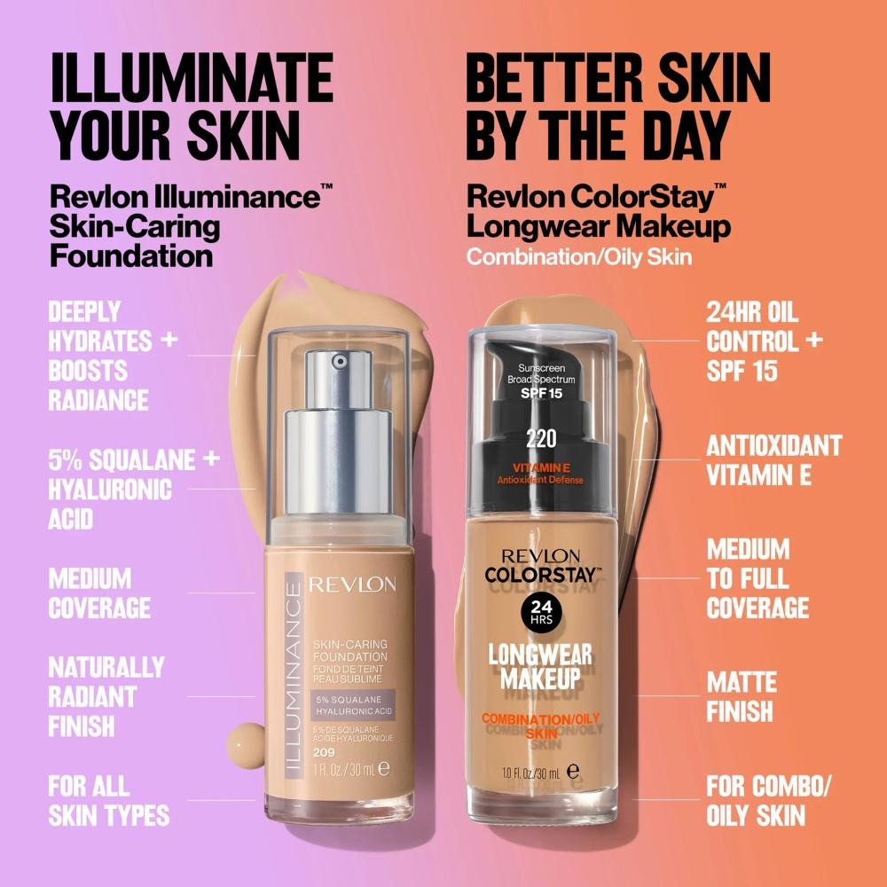 Revlon Illuminance Skin Caring Foundation 305 - Base facial iluminadora 30ml Cor 305 4
