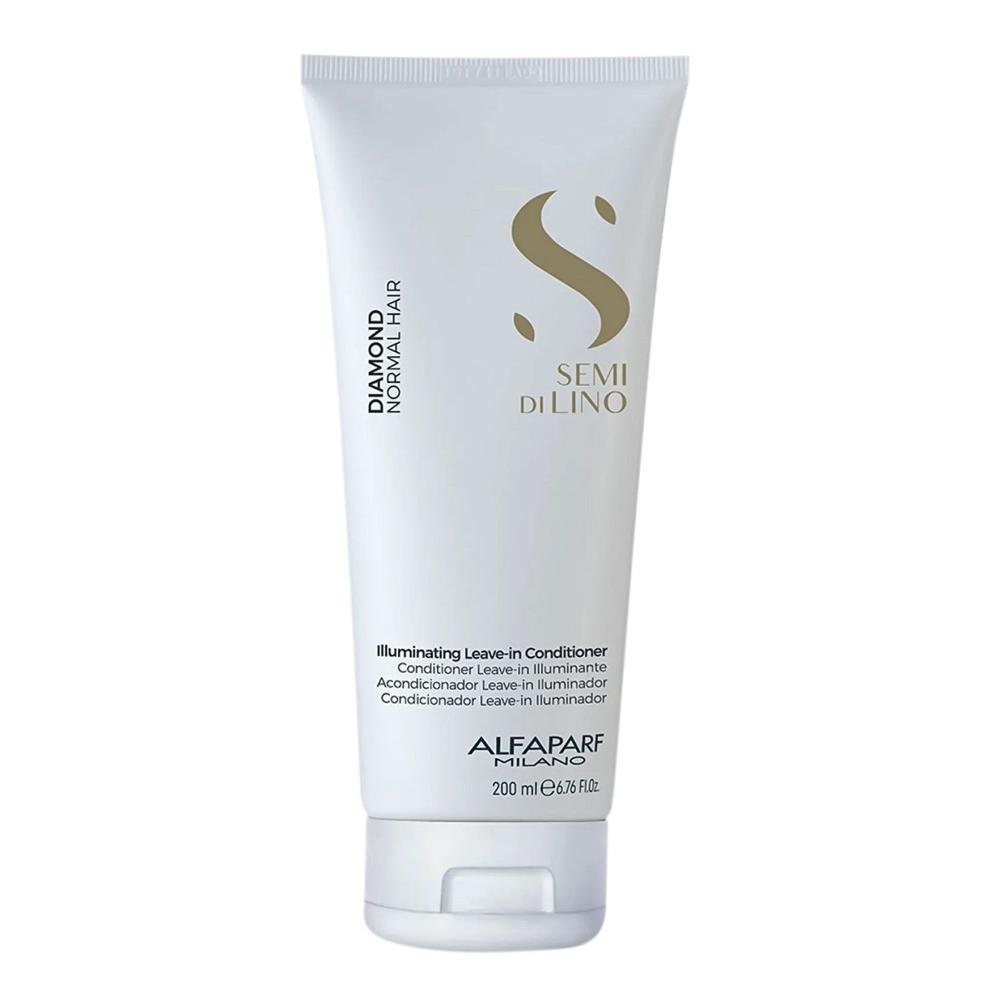 Kit Alfaparf Semi Di Lino Diamond - Shampoo 1L + Máscara 500ml + Leave in 200ml + 3x Ampola 13ml ÚNICO 5
