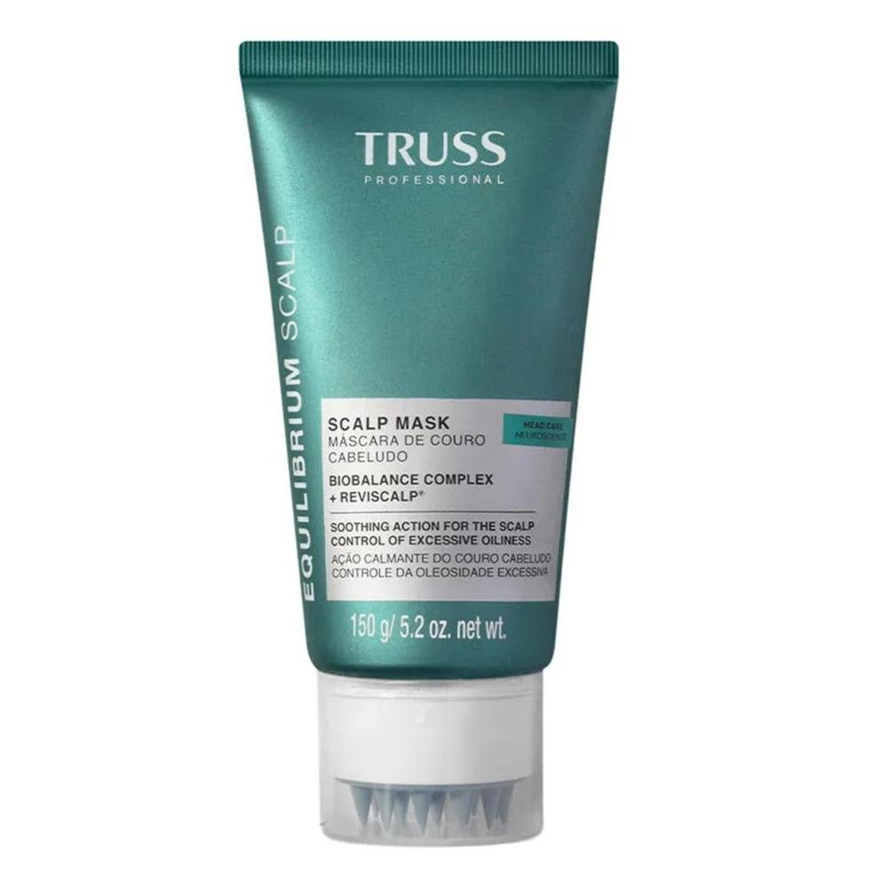 Kit Truss Equilibrium Scalp -- Shampoo 1L + Condicionador 1L + Máscara 150g + Uso Obrigatório Óleo 60ml ÚNICO 4
