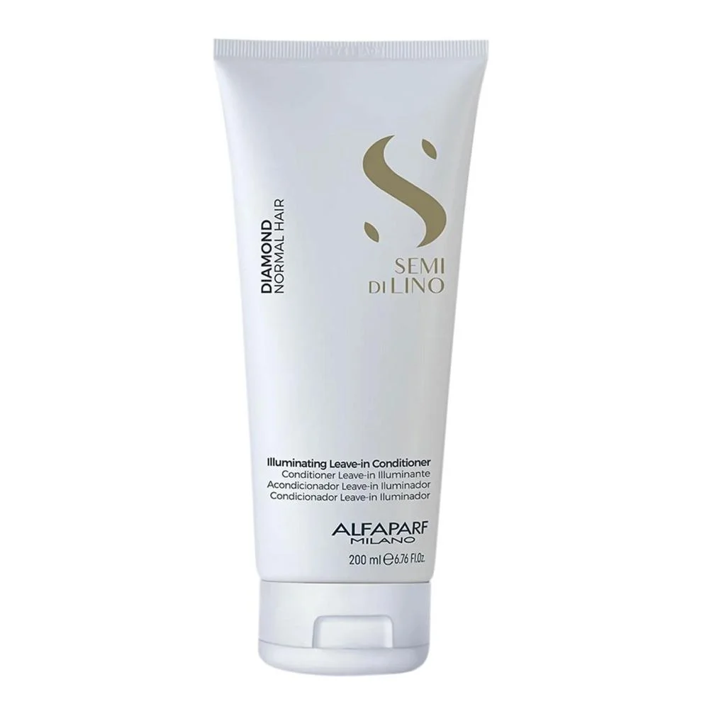 Kit Alfaparf Semi Di Lino Diamond - Shampoo 250ml + Leave in 200ml + Cristalli 50ml ÚNICO 3