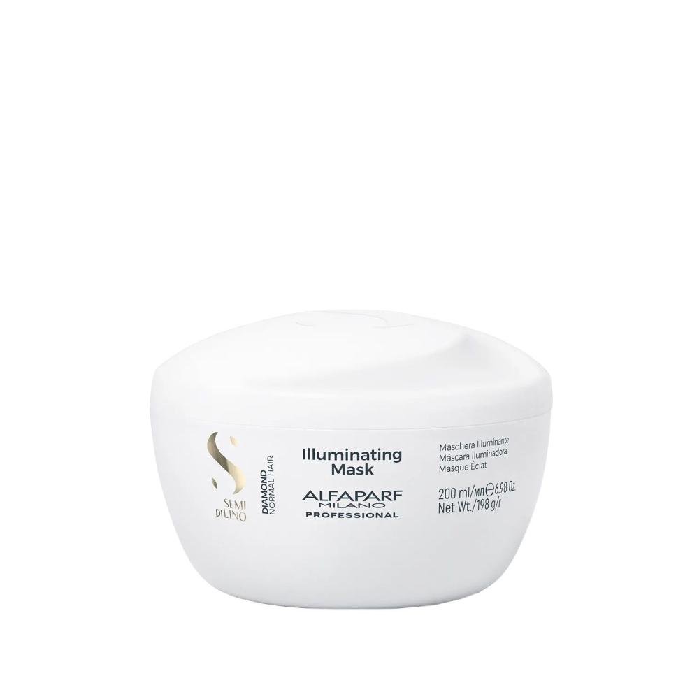 Kit Alfaparf Semi Di Lino Diamond - Máscara 200ml + 3x Ampola 13ml ÚNICO 2