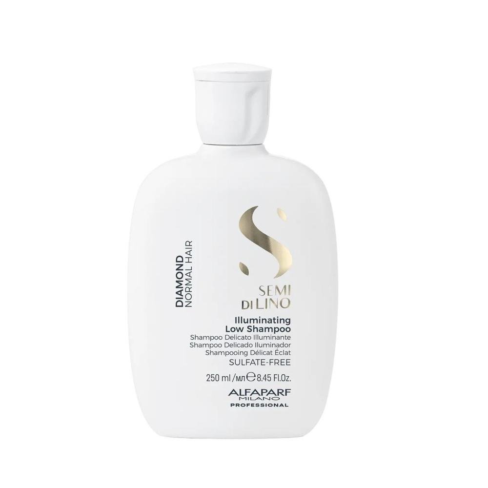 Kit Alfaparf Semi Di Lino Diamond - Shampoo 250ml + Condicionador 200ml + Cristalli 50ml ÚNICO 2
