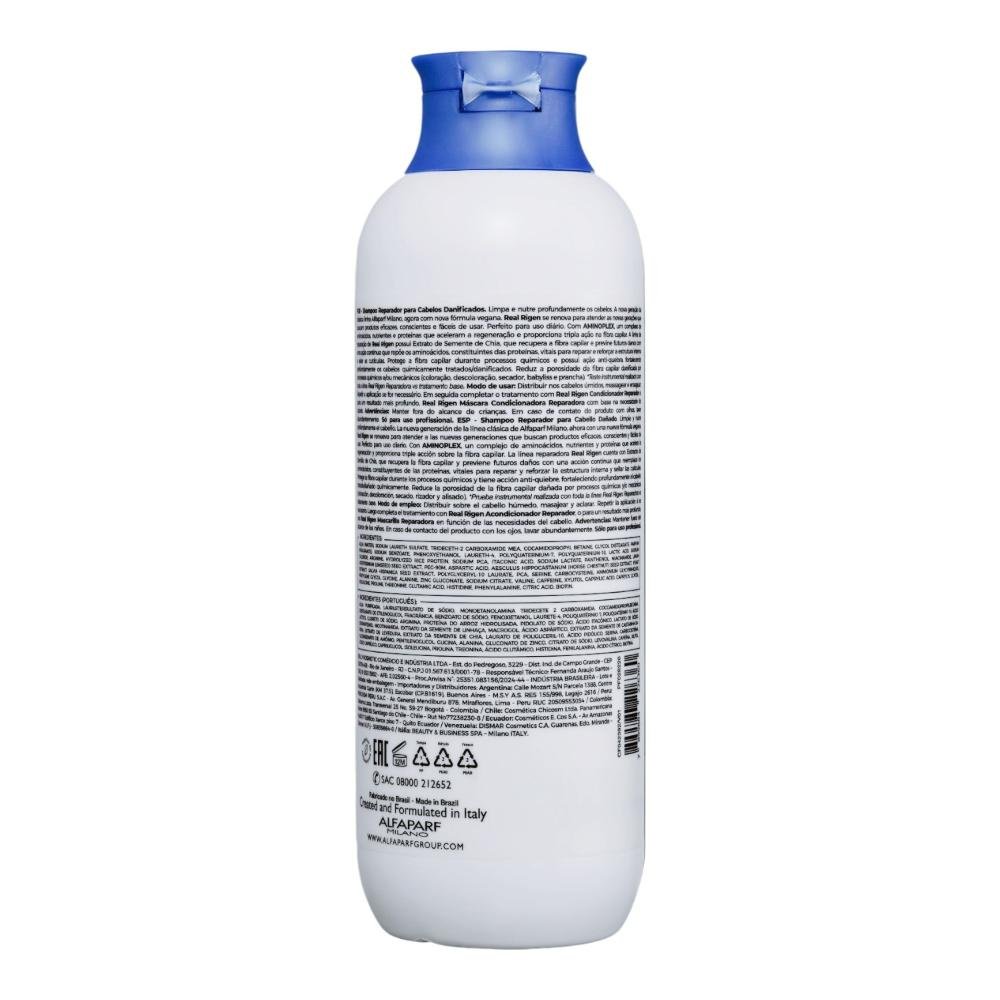 Alfaparf Milano Real Rigen - Shampoo Reparador 250ml 250ml 2