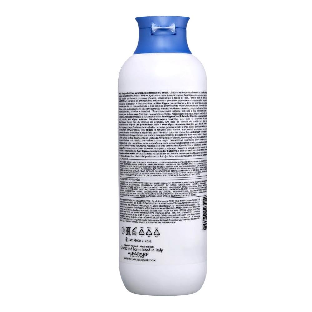 Alfaparf Milano Real Rigen - Shampoo Nutritivo 250ml 250ml 2