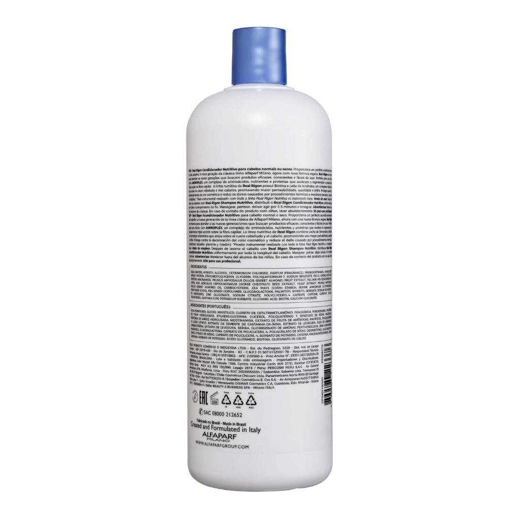 Alfaparf Milano Real Rigen - Condicionador Nutritivo 1 Litro 1Litro 2