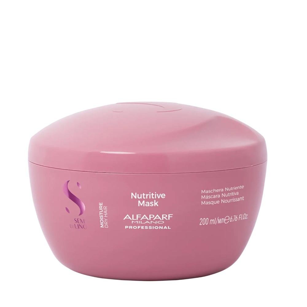 Kit Alfaparf Semi Di Lino Moisture - Máscara 200ml + Cristalli 50ml + Fluído 125ml ÚNICO 2