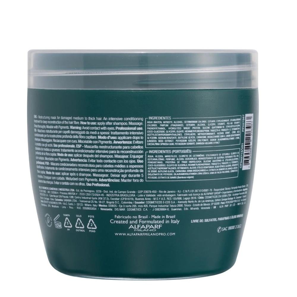 Alfaparf Semi Di Lino Reconstruction - Máscara Reconstrutora 500ml 500ml 2