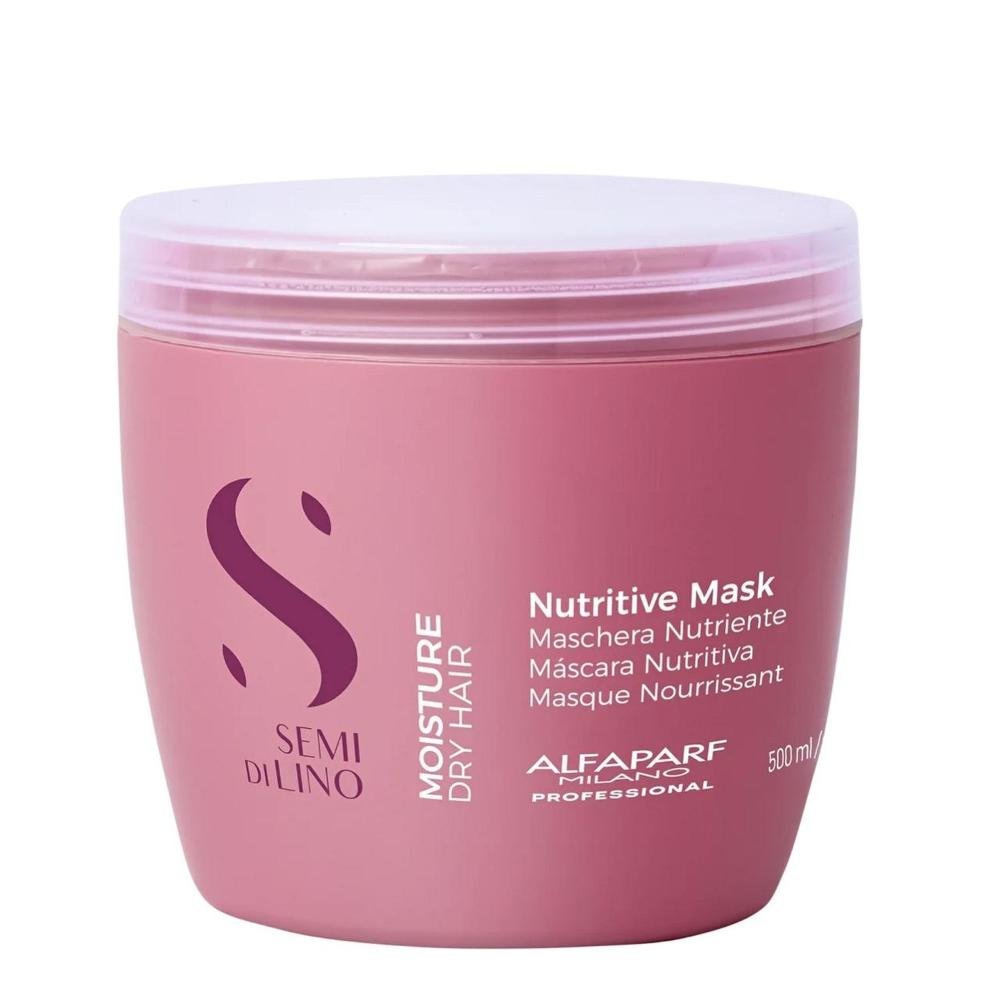 Kit Alfaparf Semi Di Lino Moisture -  Shampoo 1L +  Máscara 500ml +  3x Ampola 13ml ÚNICO 3