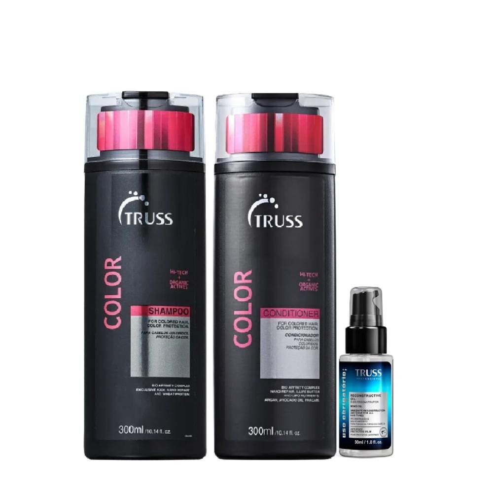 Kit Truss Color - Shampoo 300ml + Condicionador 300ml + Óleo Uso Obrigatório 30ml ÚNICO 2