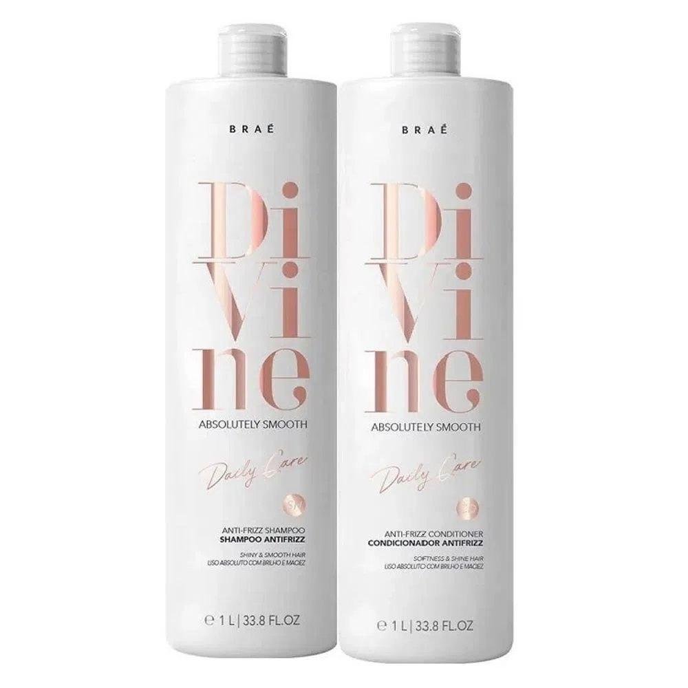 Kit Braé Divine - Shampoo 1L + Condicionador 1L