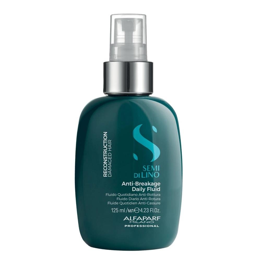 Kit Alfaparf Semi Di Lino Reconstruction - Shampoo 1L +  Fluído 125ml  + 3x Ampola 13ml ÚNICO 3
