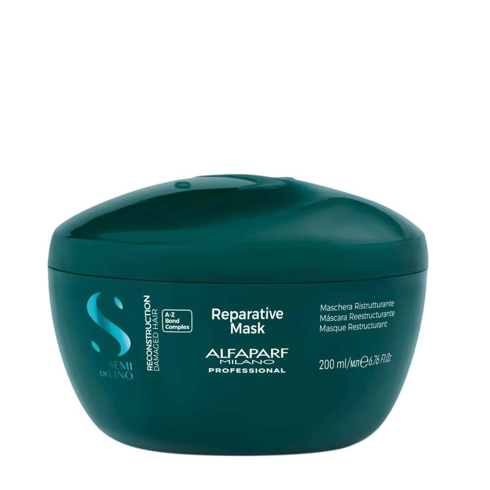 Kit Alfaparf Semi Di Lino Reconstruction - Máscara 200ml + Máscara Suave 200ml + Creme 125ml ÚNICO 2