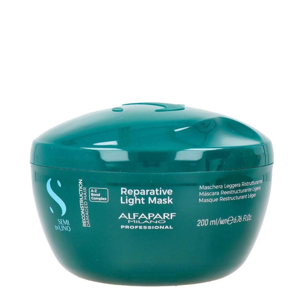 Kit Alfaparf Semi Di Lino Reconstruction - Máscara Reconstrutora 200ml + Máscara Reconstrutora Suave 200ml ÚNICO 2