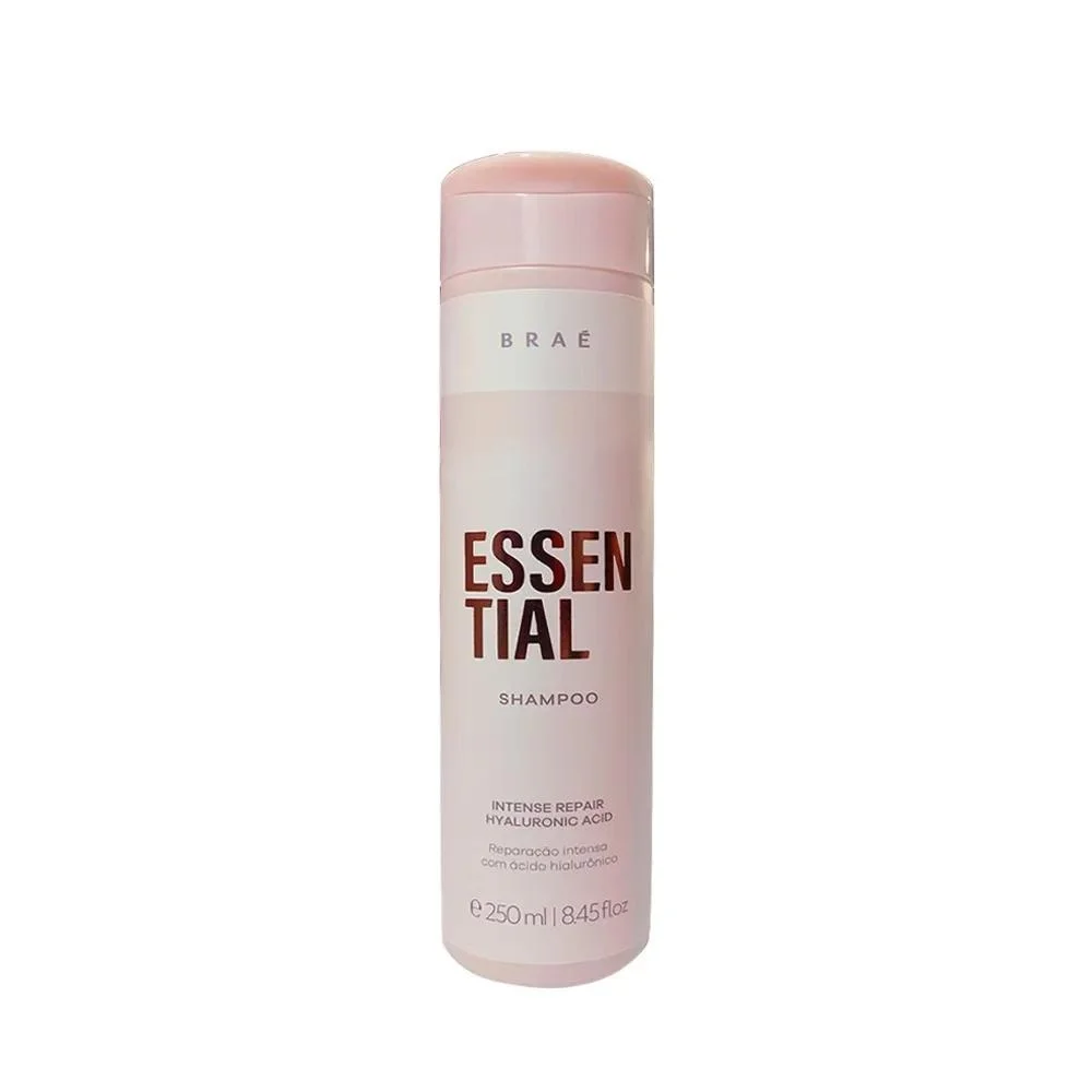 Kit Braé Essential - Shampoo 250ml + Máscara 500g + Fluído 260ml ÚNICO 2