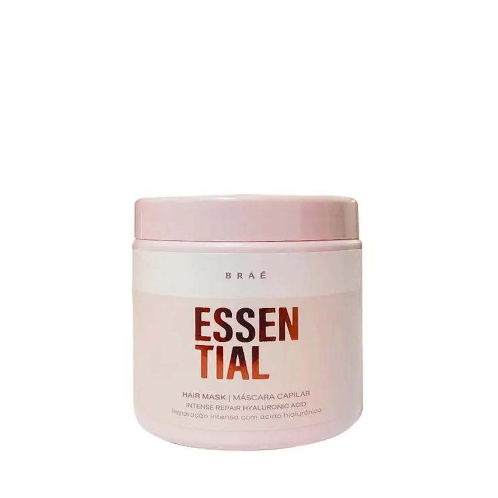 Kit Braé Essential - Shampoo 250ml + Máscara 500g + Fluído 260ml ÚNICO 3