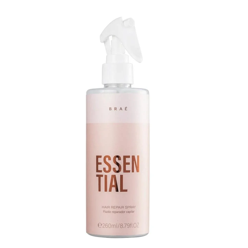 Kit Braé Essential - Shampoo 250ml + Máscara 500g + Fluído 260ml ÚNICO 4