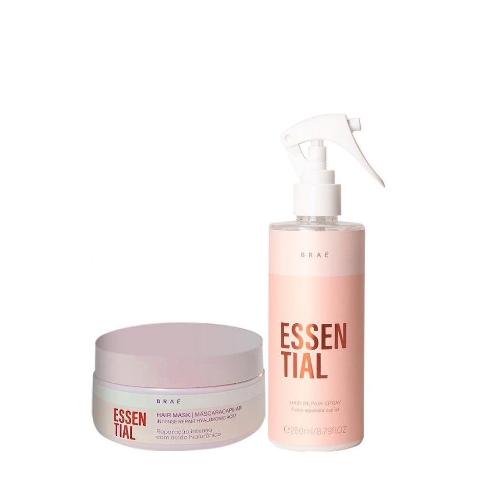 Kit Braé Essential - Máscara 200g + Fluído 260ml ÚNICO 1