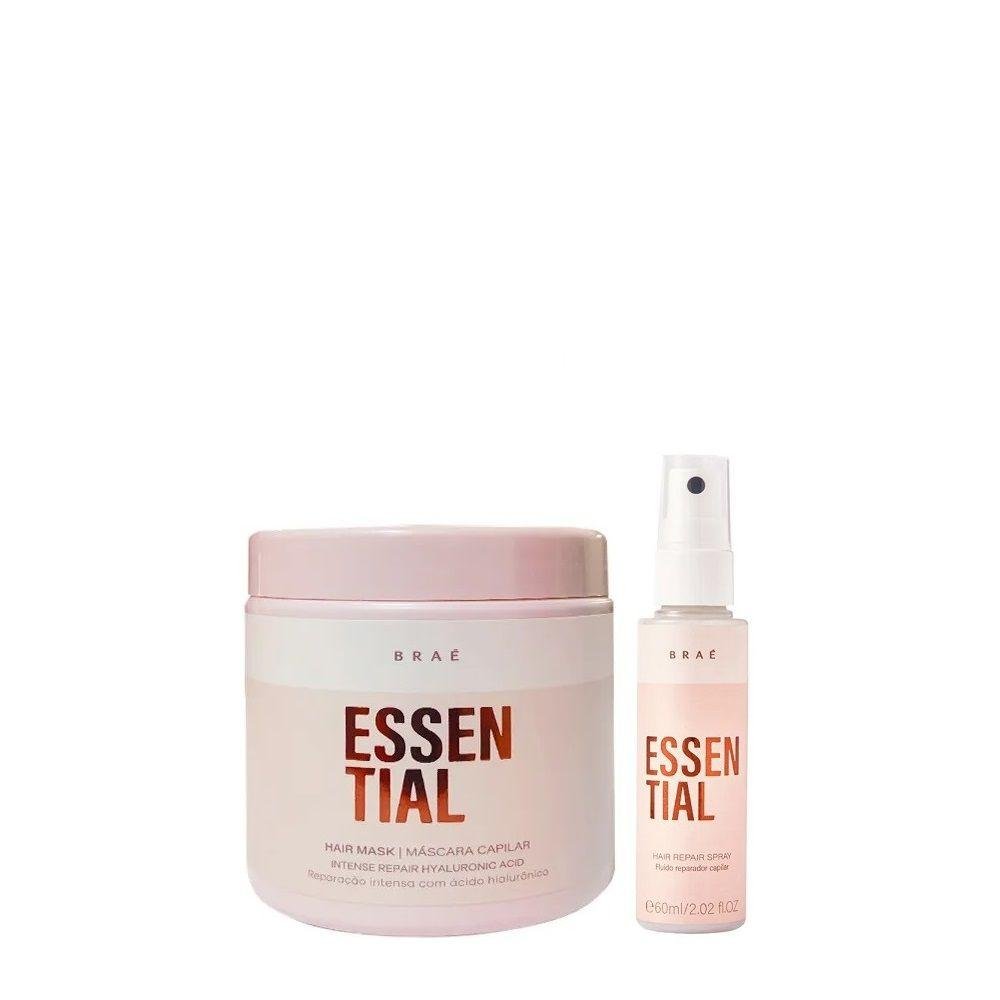 Kit Braé Essential - Máscara 500g + Fluído 60ml