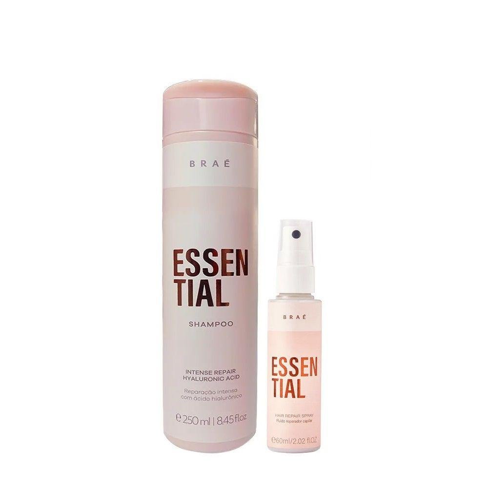 Kit Braé Essential - Shampoo 250ml + Fluído 60ml